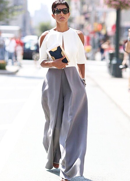 We've never seen pleated pants look quite so cool. | The 67 Best Street  Style Looks We've Seen All Summer | POPSUGAR Fashion UK Photo 11